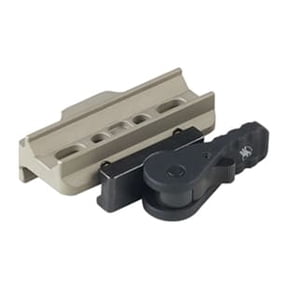 ADM AD-B2 Medium FDE Modular Base with TAC Lever, Cant Mount for Mini ACOG, Sightmark, Primary Arms Scopes, 6061 T6 Aluminum, QD Auto Lock Lever (AD-B2-FDE-TAC)