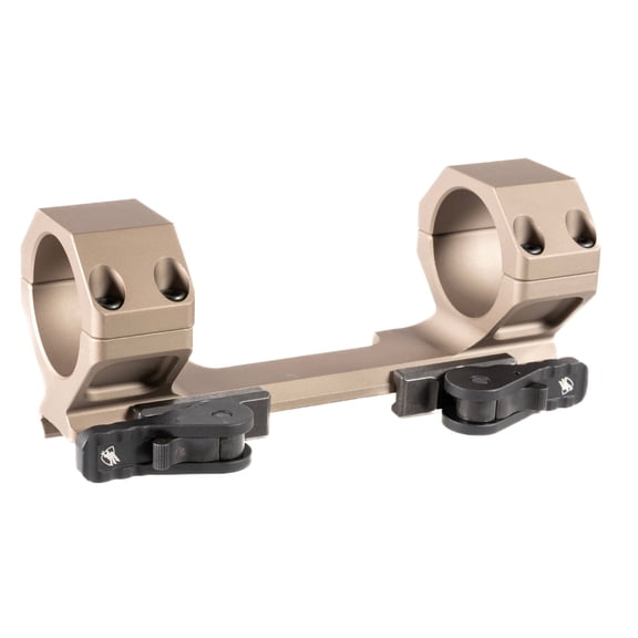 American Defense Manufacturing AD-DELTA 34mm Low FDE Scope Mount with Dual QD STD Lever, 6061 T6 Aluminum, Hard Coat Anodized (AD-DELTA-L-34-FDE-STD)
