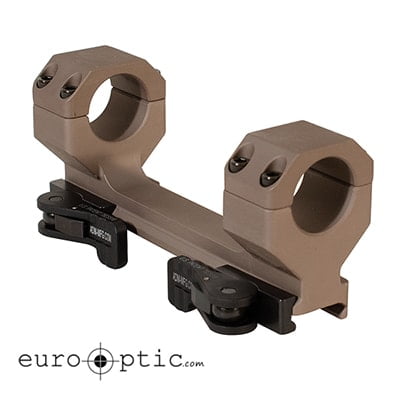 American Defense Manufacturing AD-Delta 20 MOA 1" Scope Mount, FDE, QD Auto Lock Lever, 6061 T6 Aluminum (AD-DELTA-20MOA-1-FDE-TL)