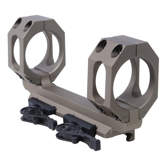 American Defense Manufacturing AD-RECON-SW 34mm 20 MOA Wide Spaced Scope Mount, FDE, QD Auto Lock, Hard Coat Anodized (AD-RECON-SW-20MOA-34-FDE-TL)