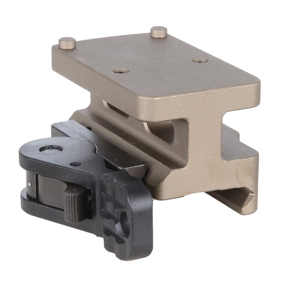 American Defense Manufacturing AD-RMR-LW Lightweight QD RMR Co-Witness Mount with TAC Lever, FDE Finish, Patented Auto Lock Lever (AD-RMR-LW-10-FDE-TAC)