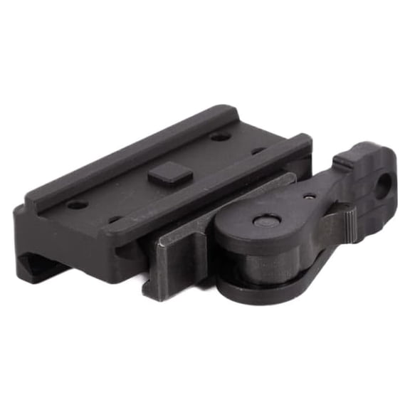 American Defense Manufacturing Aimpoint T1 Micro Mount Low, Tactical Lever, Blac