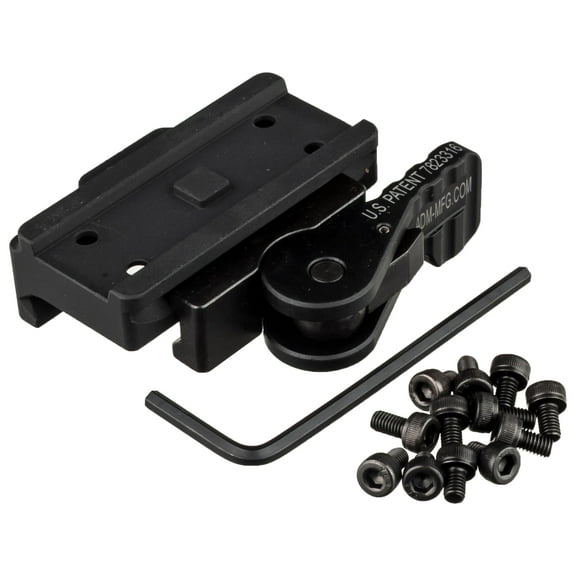 American Defense Manufacturing Aimpoint T1 Micro Mount Low, Lever, Blac