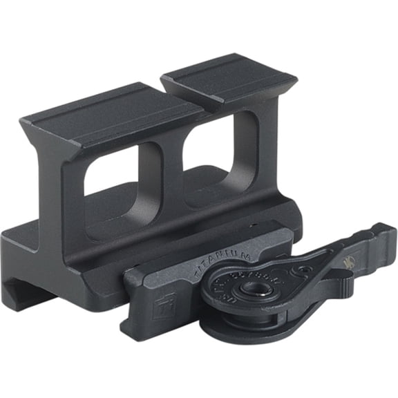 American Defense Manufacturing QD Mount w/ Tac Lever for the Aimpoint ACRO Micro Red Dot in Low Height, Black