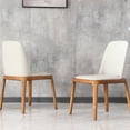 thumbnail image 1 of American Design Dining Chairs in Gray - Arc-shaped Design for Natural Sitting in Dining, 1 of 5