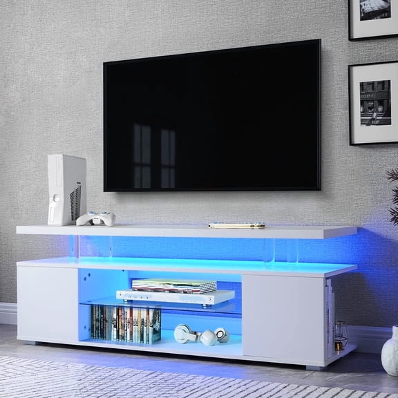 American Design TV Console / Ample Space for CDs and DVDs