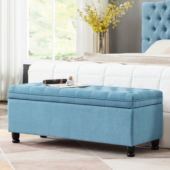 American Design Tufted Storage Bench / Blend of Style and Function