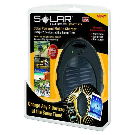American Direct SJP-12 Solar Juice Pro Powered Mobile Charger
