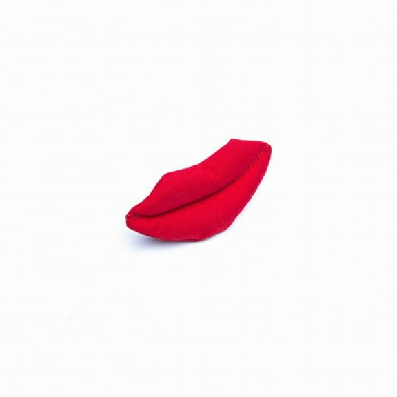 American Dog Classics Big Lips Dog Squeaky Toy, Small, Red