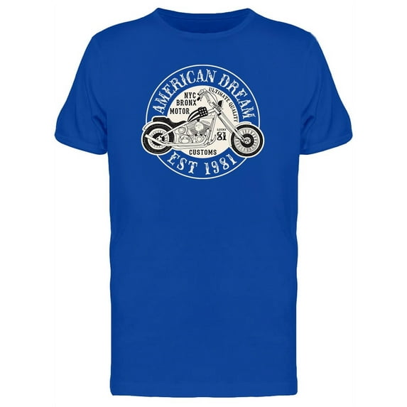 American Dream Chopper Graphic T-Shirt Men -Image by Shutterstock, Male Large