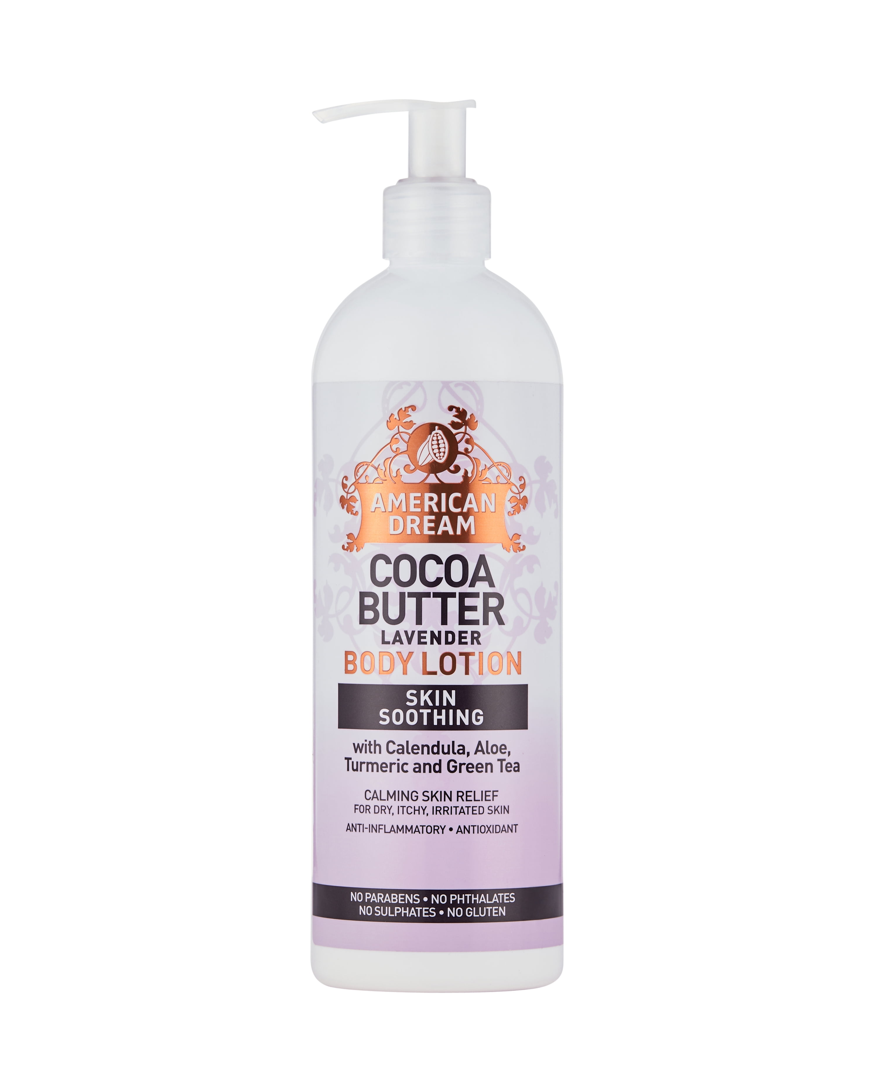 American Dream Cocoa Butter Lavender Body Lotion, All Natural