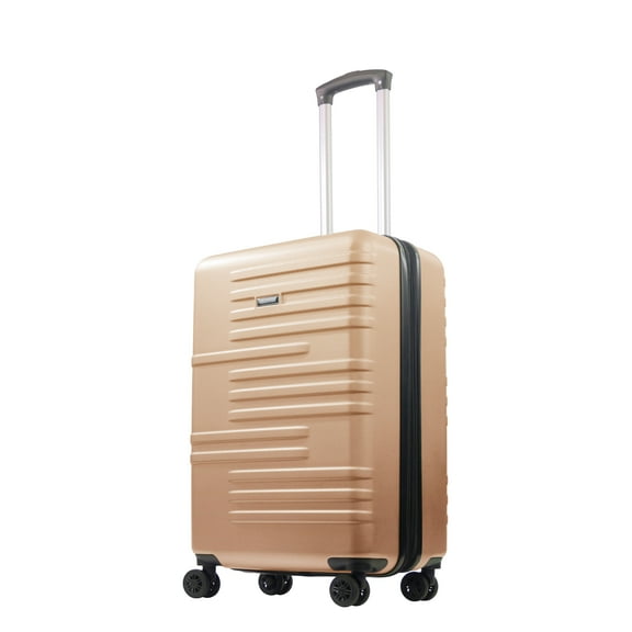 American Dreamliner 26.5 Inch Rolling Luggage, Hardshell Suitcase with Spinner Wheels, Rose Gold