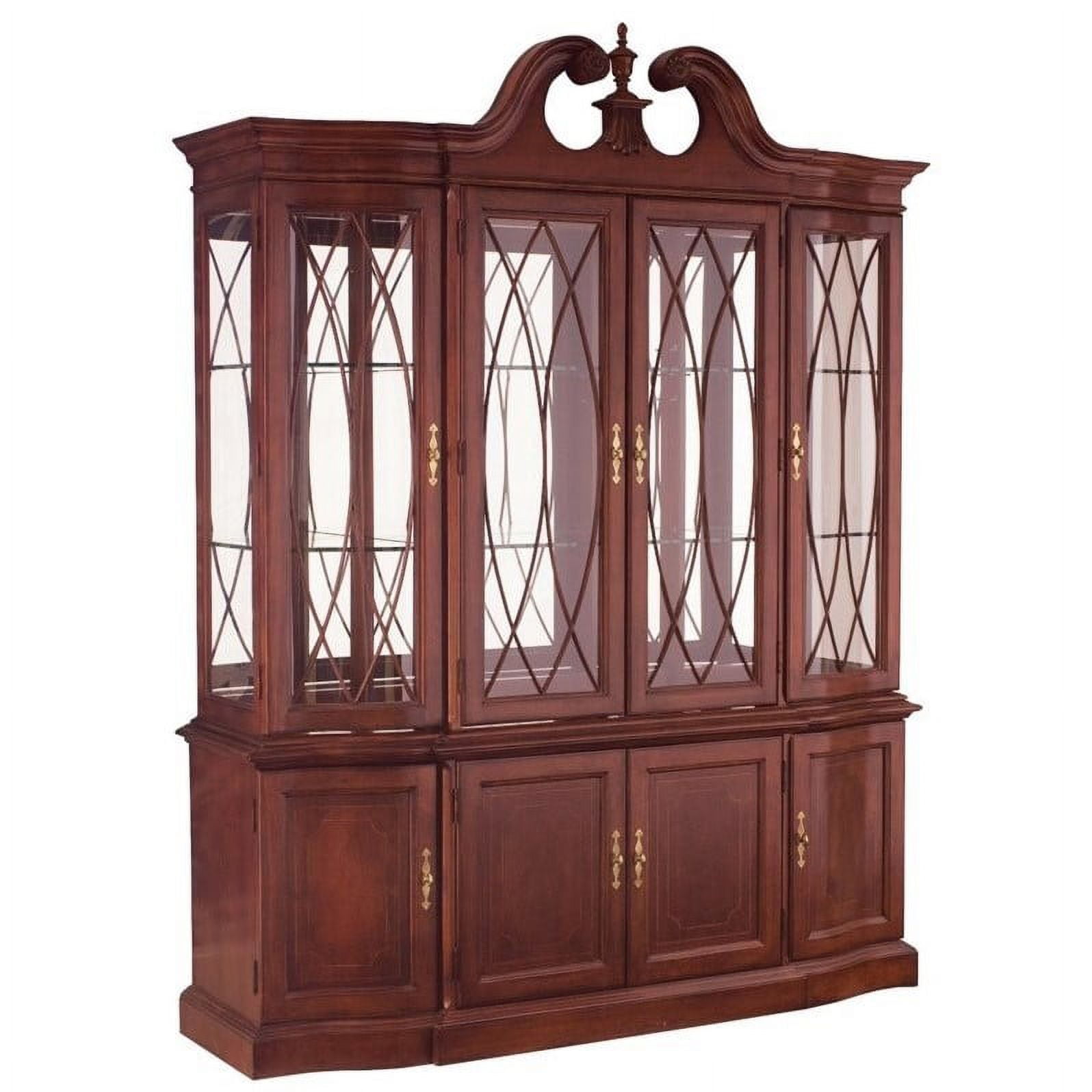 American Drew Cherry Grove China Cabinet in Antique Cherry