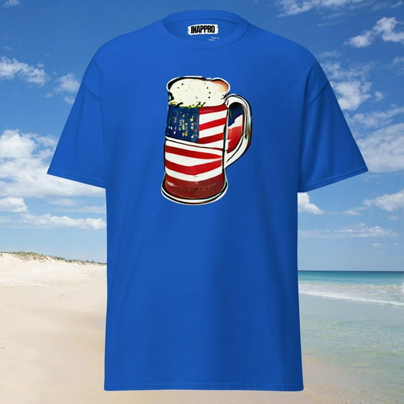 American Drinking Beer Mug T-Shirt
