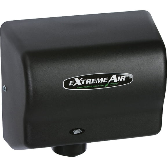 American Dryer ExtremeAir GXT Heated Hand Dryer, 100-240V, Black Graphite, GXT9-BG