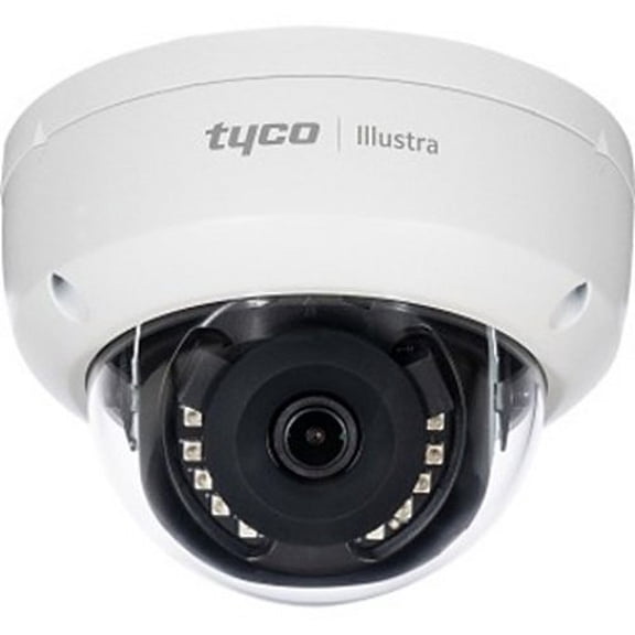 American Dynamics IES02-D10-OI04 Illustra Essentials 2MP Outdoor IP IR Mini-Dome Camera, 2.8mm Lens, White