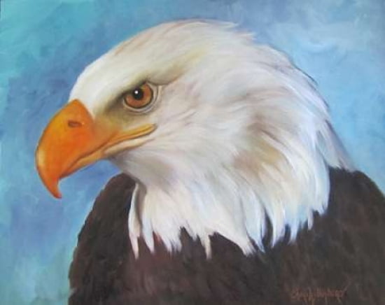 American Eagle Canvas Art - Cheri Wollenberg (24 x 30)