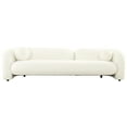 thumbnail image 1 of American Eagle Design AE3810-4S Ivory Fabric Extra Long Sofa, 1 of 3