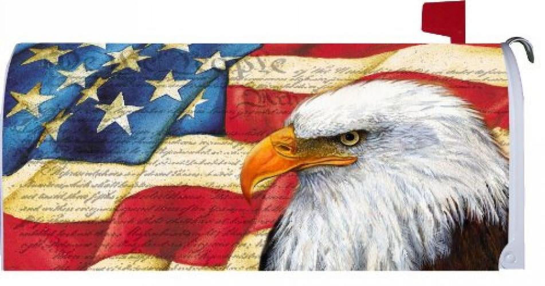 "American Eagle" Double Sided Standard Size Decorative Flag 28 X 40