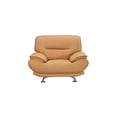 thumbnail image 1 of American Eagle EK-B118 Modern Contemporary Yellow Genuine Leather Chair, 1 of 3