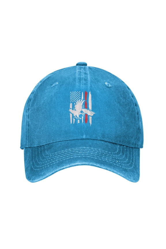 American Eagle & Flag Cowboy Hat Baseball Hat Trucker Hat For Men Women Retro Denim Hats Baseball Cap Dad Hat