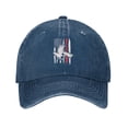 thumbnail image 1 of American Eagle & Flag Cowboy Hat Baseball Hat Trucker Hat For Men Women Retro Denim Hats Baseball Cap Dad Hat, 1 of 5
