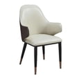 thumbnail image 1 of American Eagle Furniture Faux Leather Dining Arm Chair in Gray (Set of 2), 1 of 4