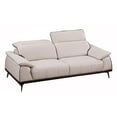 thumbnail image 1 of American Eagle Furniture Top Grain Leather Sofa in Light Tan Beige, 1 of 7