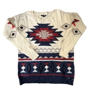 American Eagle Junior Womens Abstract Multicolor Sweater Small