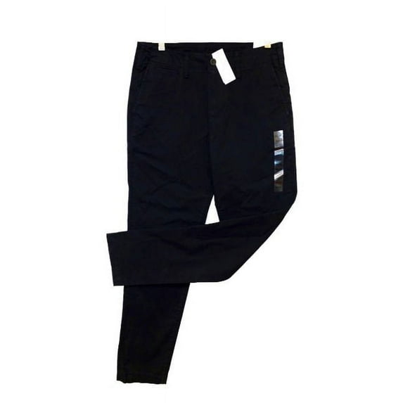 American Eagle Men's Slim Straight Flex Black Pants, 26X30