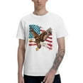 thumbnail image 1 of American Eagle Men's T-Shirt Cotton 100% Summer Tops Fashion Casual American Eagle Short Sleeves for Men Women Round Collar Top Tees, 1 of 6