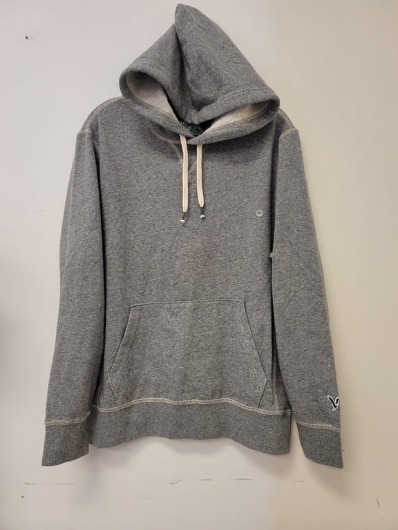 Men's Thermal Gray Hoodie, M