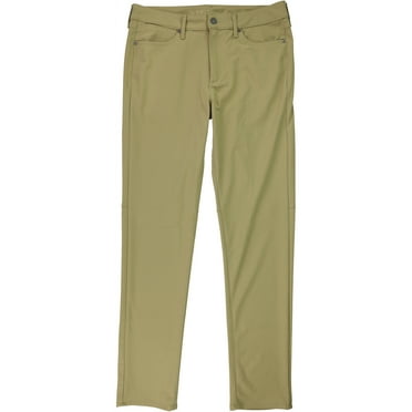 American Eagle Mens Airflex + Casual Trouser Pants, Beige, 28W x 28L