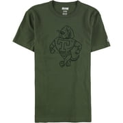 American Eagle Mens Mascot Graphic T-Shirt, Green, Small