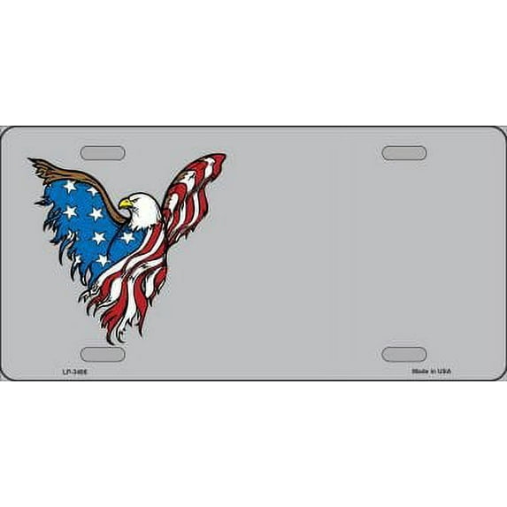American Eagle Offset Metal Novelty License Plate