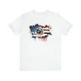 thumbnail image 1 of American Eagle Piercing Distressed USA Graphic | July 4th Shirt for Women, 1 of 12