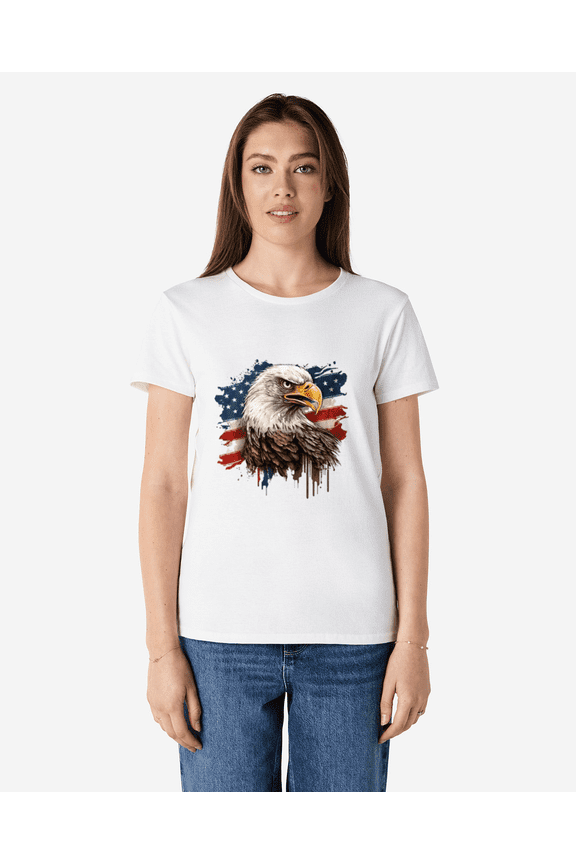 American Eagle Silhouette Unisex T-Shirt, for men & women, up to size 5XL