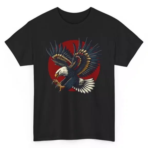 American Eagle T-Shirt - 4Th Of July Patriotic Usa Graphic Tee Unisex S-5XL Hot Trending Shirt, Vintage Birthday Gift