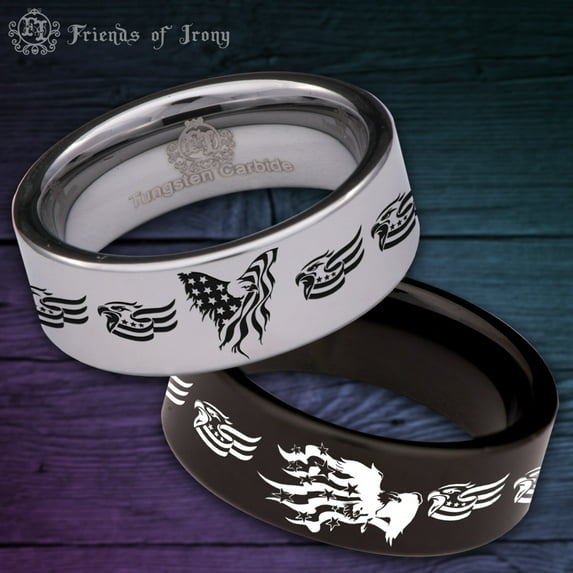 American Eagle Tungsten Carbide Ring
