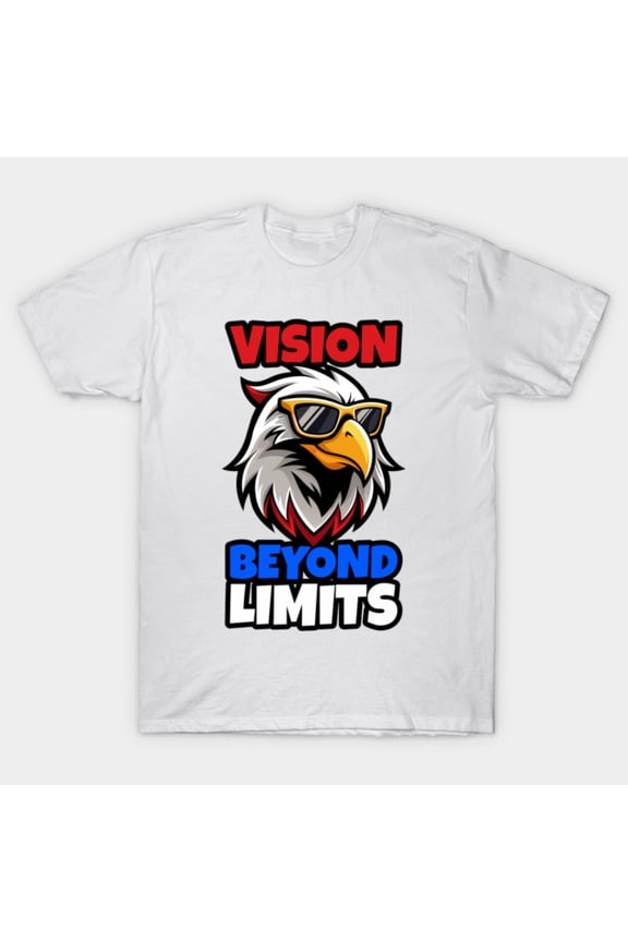 American Eagle Vision Beyond Limits Patriotic USA 4th of July Bald Eagle New Unisex T-Shirt, Up to size 5XL