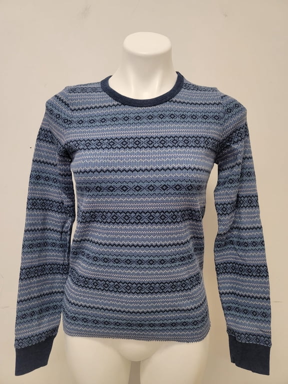 Women's Printed Thermal Multi Color Top, M