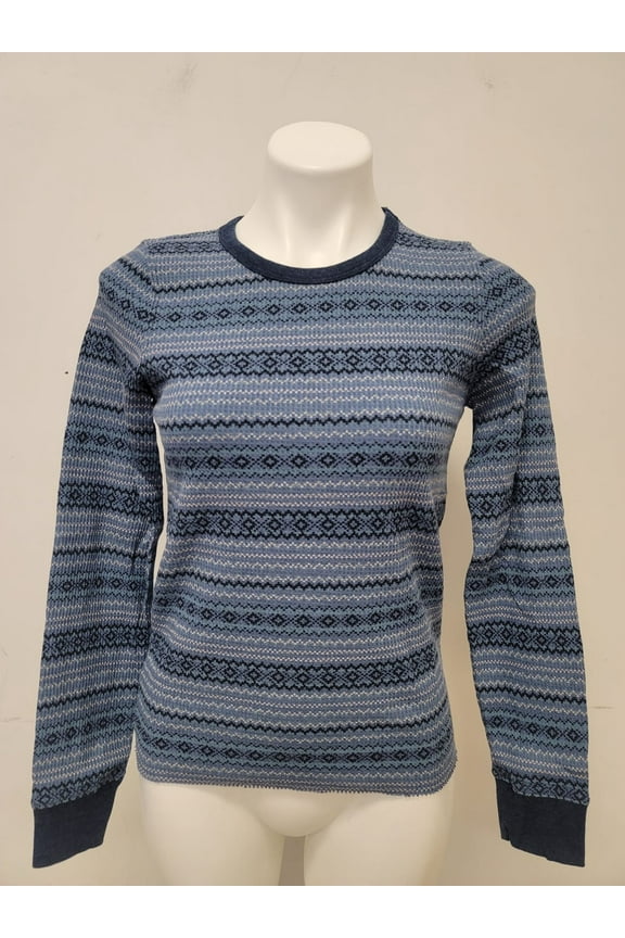 Women's Printed Thermal Multi Color Top, M