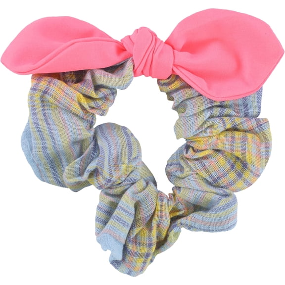 American Eagle Womens 1-Pack Madras And Neon Hair Scrunchie, Multicoloured