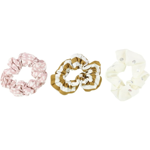 American Eagle Womens 3-Pack Multi Hair Scrunchie, Multicoloured