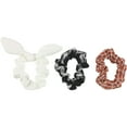 thumbnail image 1 of American Eagle Womens 3-Pack Small Hair Scrunchie, Multicoloured, One Size, 1 of 1