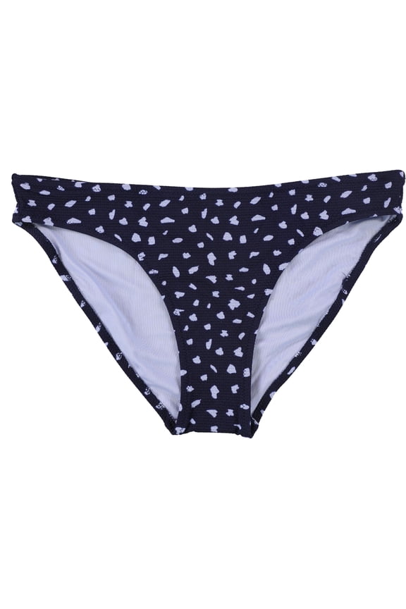 American Eagle Womens Abstract Textured Bikini Swim Bottom, Blue, X-Small