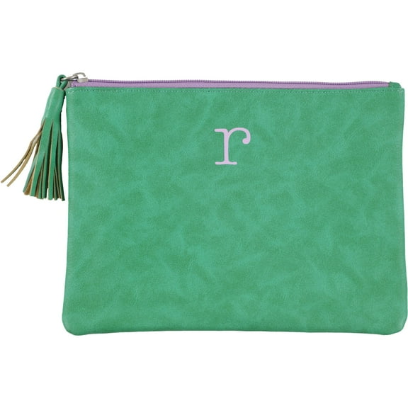 American Eagle Womens Alphabet Makeup Bag, Green, Extra Small (16 in. & Under)