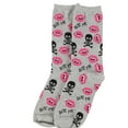 thumbnail image 1 of American Eagle Womens Bite Me Lightweight Socks, Grey, One Size, 1 of 48