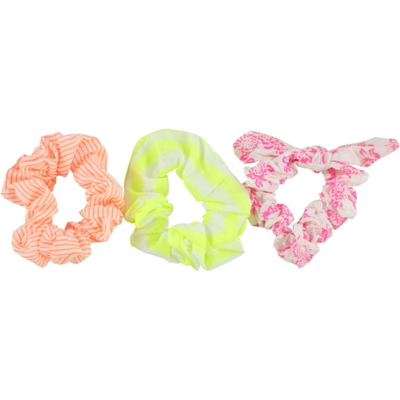 American Eagle Womens Bright 3-Pack Hair Scrunchie, Multicoloured