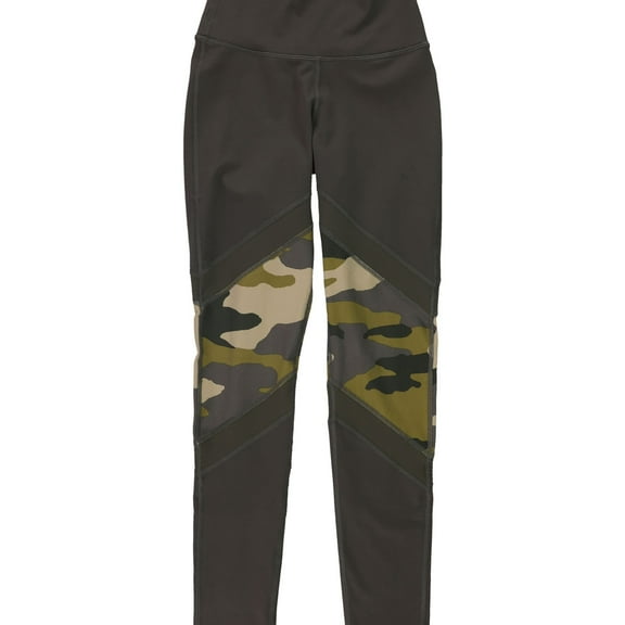 American Eagle Womens Camo Accent Casual Leggings, Green, Medium